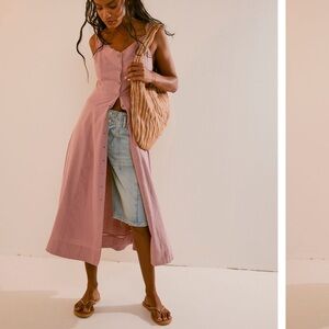 Size small pink free people It’s a Keeper Midi from free people new with tags